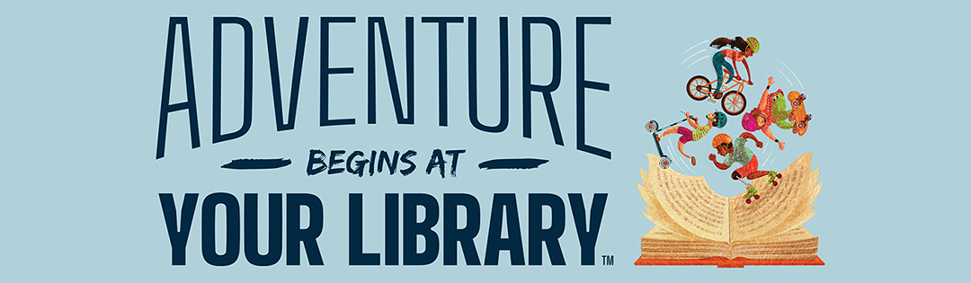 2024 Summer Reading logo Adventures Begin at Your Library